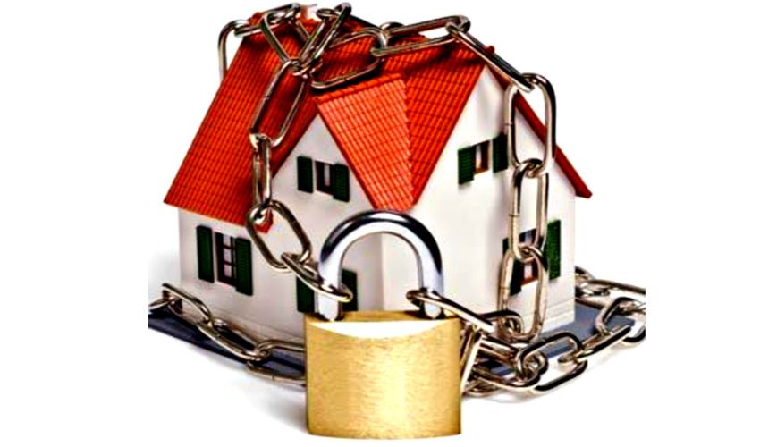 Vergrendeld huis als beeldmerk voor Veldhoven Vergrendeld huis als beeldmerk voor Veldhoven